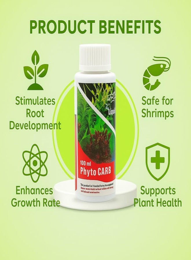 أكواتيك ريميديز فيتو كارب 100 مل - مكمل كربوني سائل للنباتات المائية | يعزز النمو، ويقلل من الطحالب، ويحسن عملية التمثيل الضوئي | آمن للأسماك والروبيان - Image 4